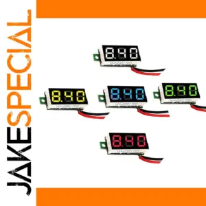 Mini Digital Voltmeter DC 0-100V, 2/3-Wire Models