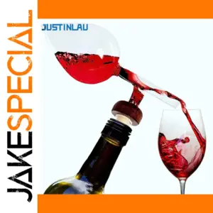 Elegant Peach-Shaped Wine Aerator