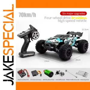 1:16 Scale Off-Road RC Car with LED Headlights