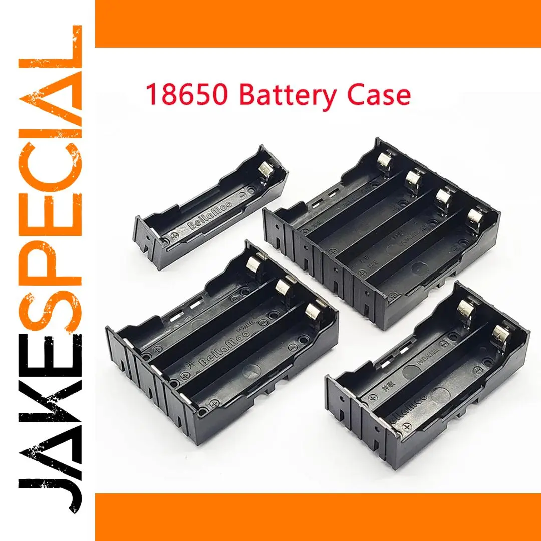 18650 Battery Storage Case for 1-4 Batteries 1 18650 Battery Storage Case for 1-4 Batteries