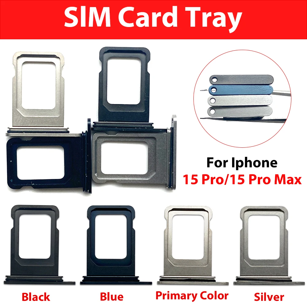 Dual SIM & SD Card Tray for iPhone 15 Pro Max 5 Dual SIM & SD Card Tray for iPhone 15 Pro Max - Image 5