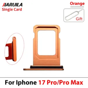 Orange Metallic SIM Card Tray for iPhone 17 Pro 13 A48fadf6a11cc433ab2a3827ac21d5951m