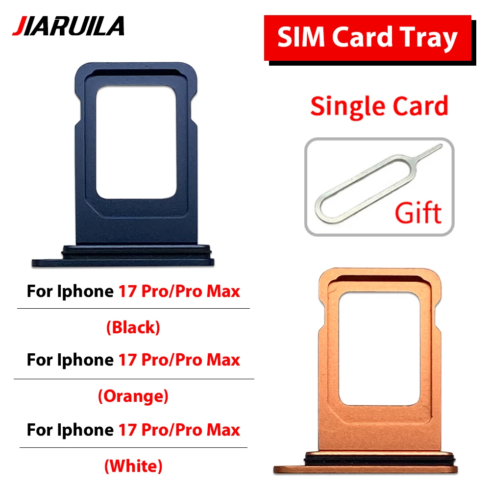 Orange Metallic SIM Card Tray for iPhone 17 Pro 3 Orange Metallic SIM Card Tray for iPhone 17 Pro - Image 3