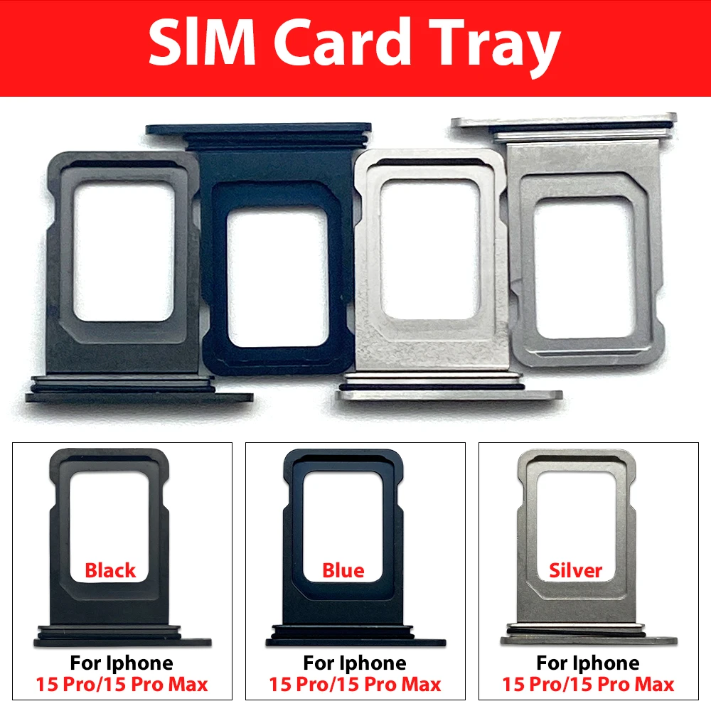 Dual SIM & SD Card Tray for iPhone 15 Pro Max 2 Dual SIM & SD Card Tray for iPhone 15 Pro Max - Image 2
