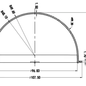 Clear Protective Dome Cover for CCTV Cameras 7 H05d1940229de4420ac1d7802780b38f6Q