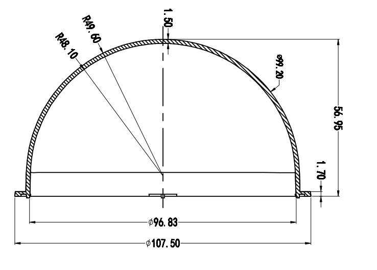 Clear Protective Dome Cover for CCTV Cameras 3 Clear Protective Dome Cover for CCTV Cameras - Image 3