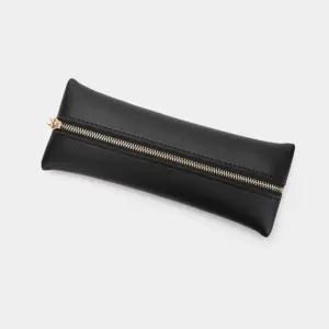 Elegant Light Gray PU Pencil Case for 16 Pens 18 H090ecf216f3143818d6cfad5c77b6a92j