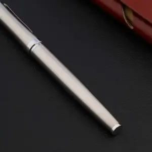 Stainless Steel Fountain Pen with 0.5mm Nib 12 H18d417f7f96e44a2bb649c13fb463ac3k
