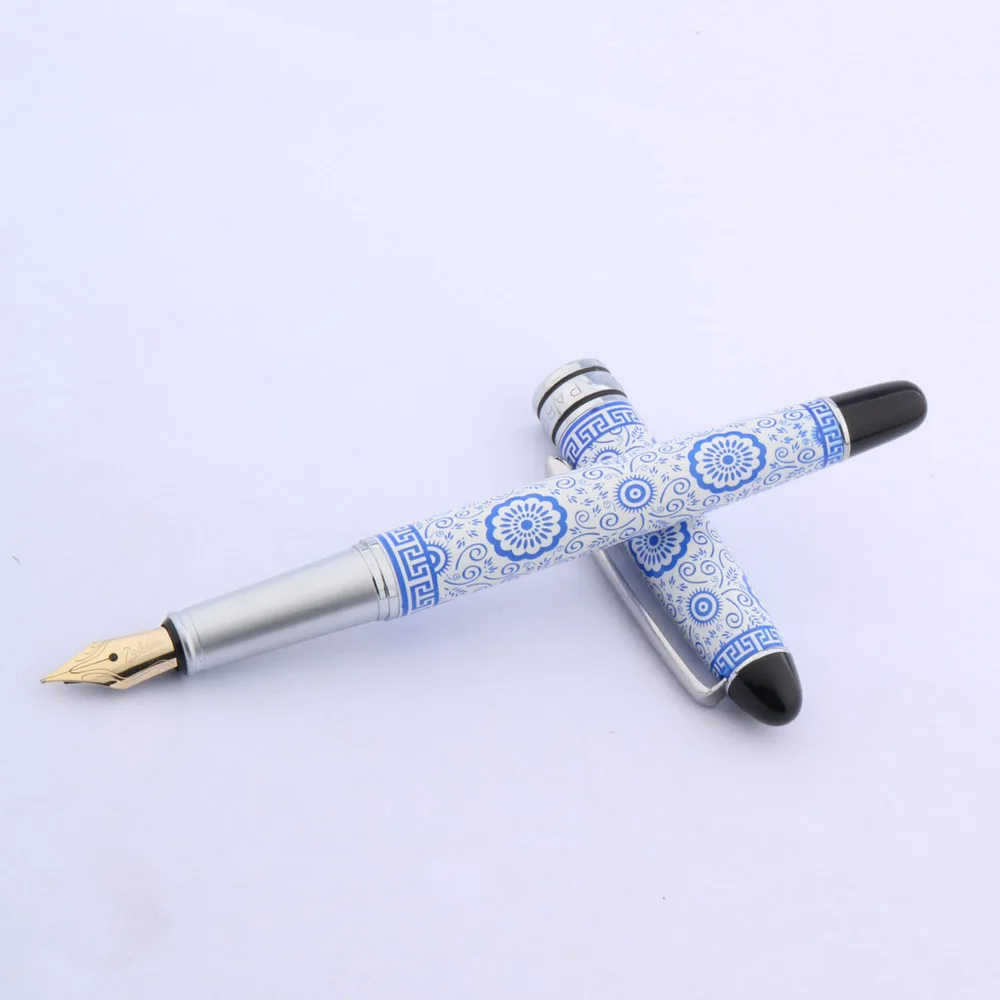 Blue and White Luxury Fountain Pen Model A2 2 Blue and White Luxury Fountain Pen Model A2 - Image 2