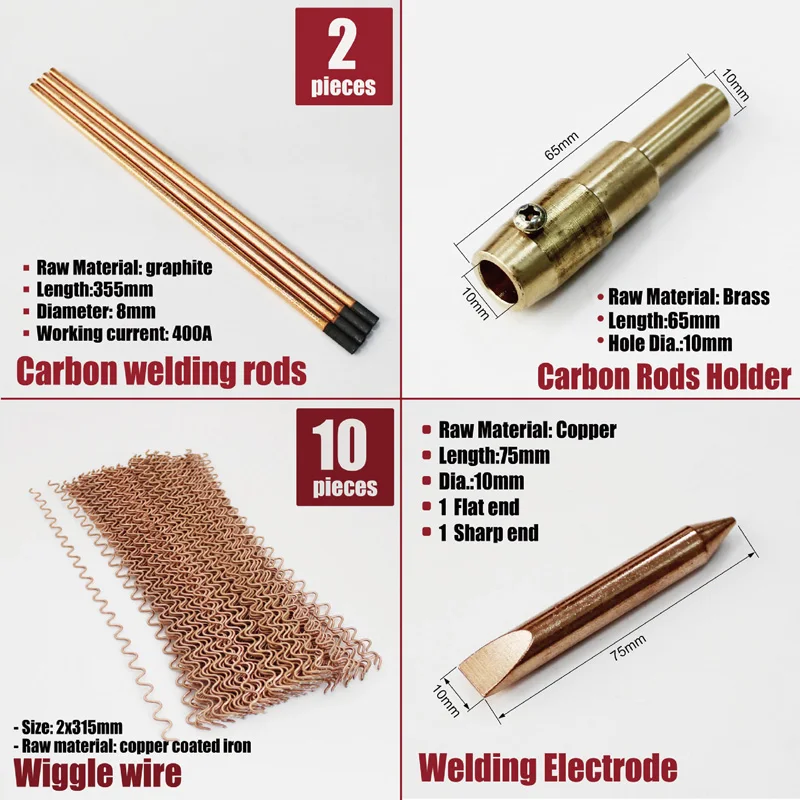 95-Piece Car Dent Repair and Weld Kit 4 95-Piece Car Dent Repair and Weld Kit - Image 4