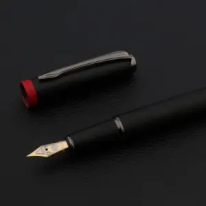 Sleek Black Metal Fountain Pen with 0.5mm Nib 14 H78a3c1092a164017869dbe541377d333J