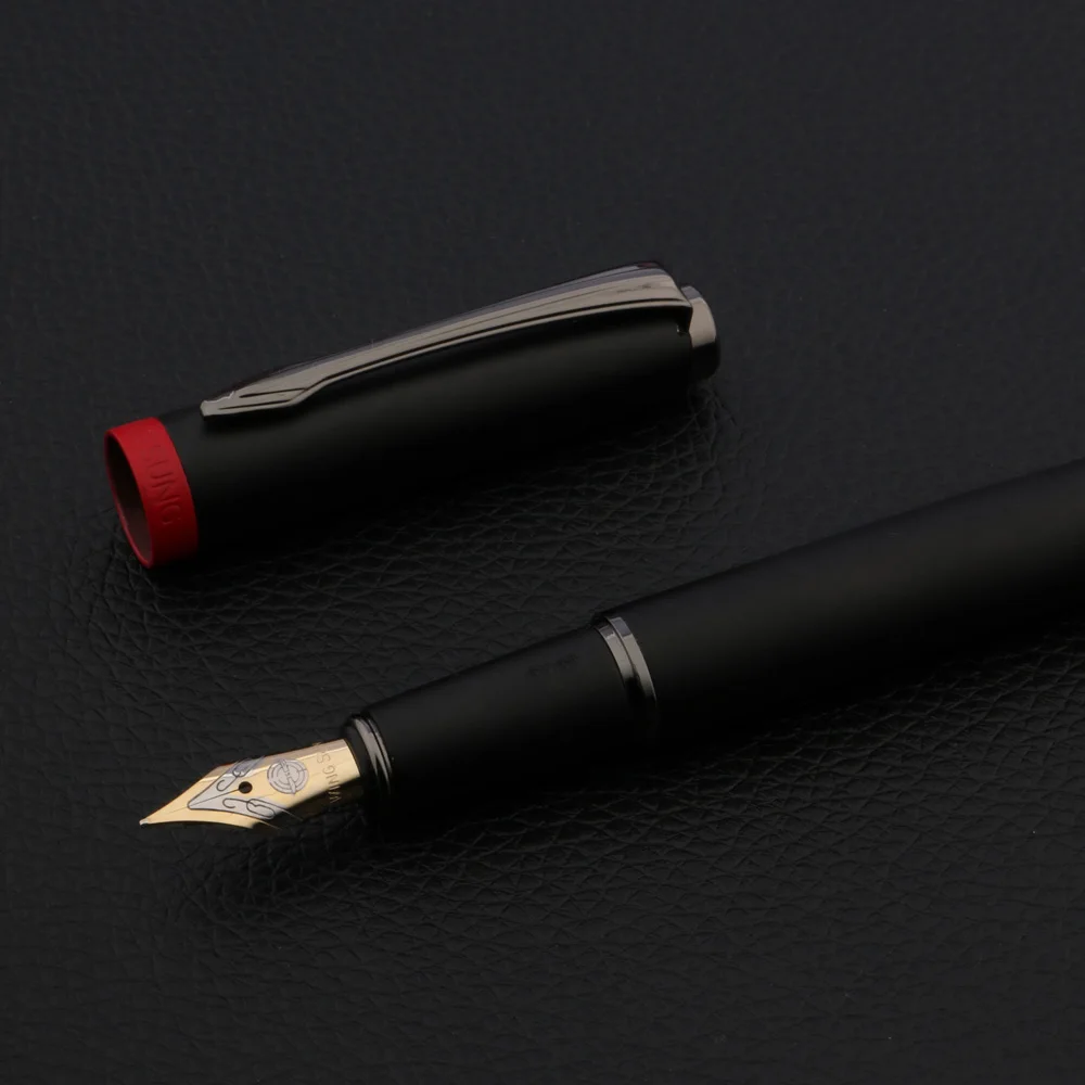 Sleek Black Metal Fountain Pen with 0.5mm Nib 6 Sleek Black Metal Fountain Pen with 0.5mm Nib - Image 6