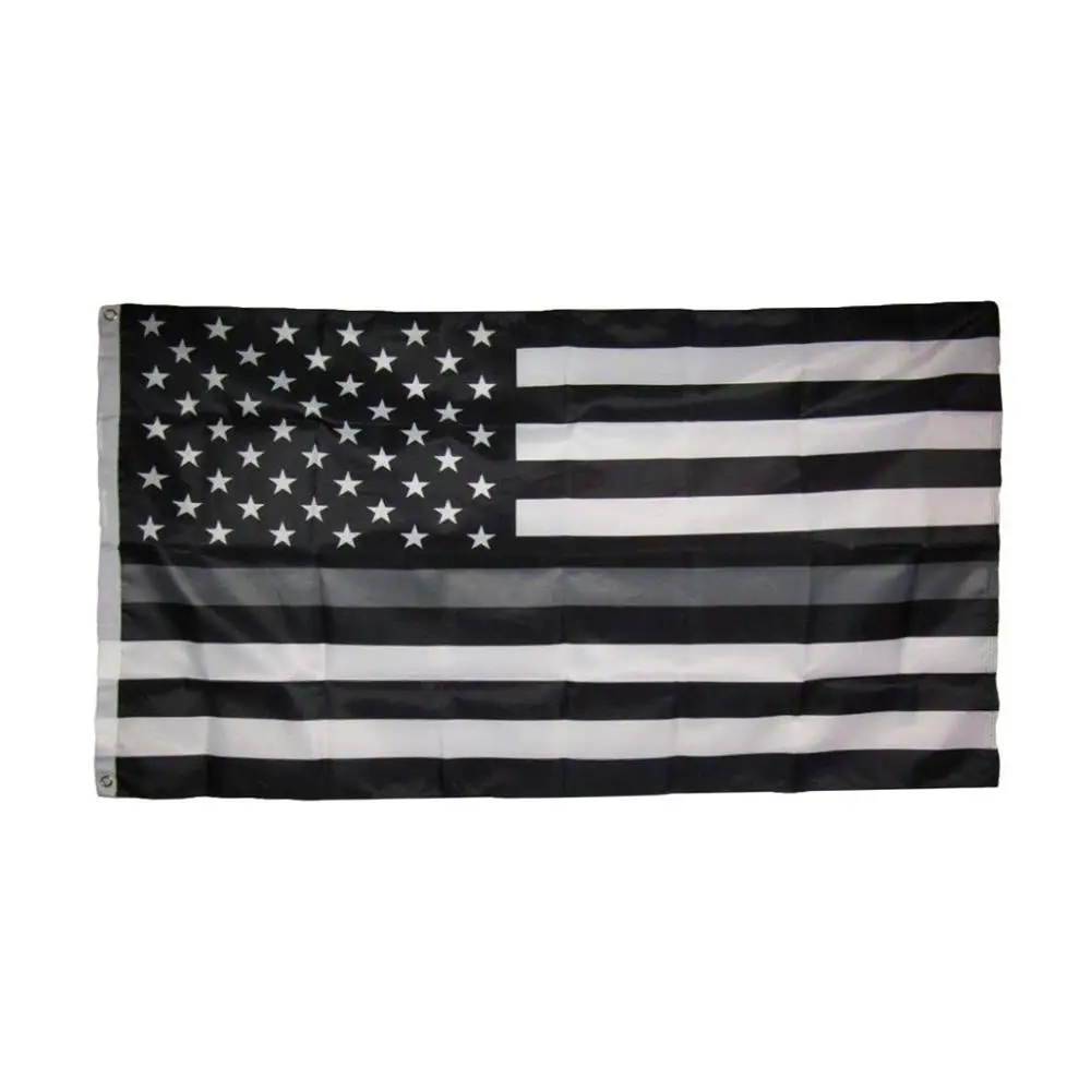 3x5 Blue Line Police Memorial Flag 8 3x5 Blue Line Police Memorial Flag - Image 8