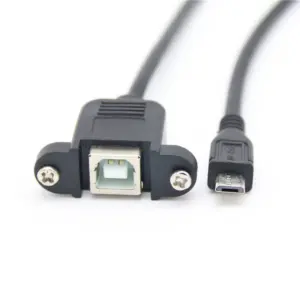 USB B Male to Female Extension Cable 50cm 9 H81945d7cdc714912aee85529a438b5d0N
