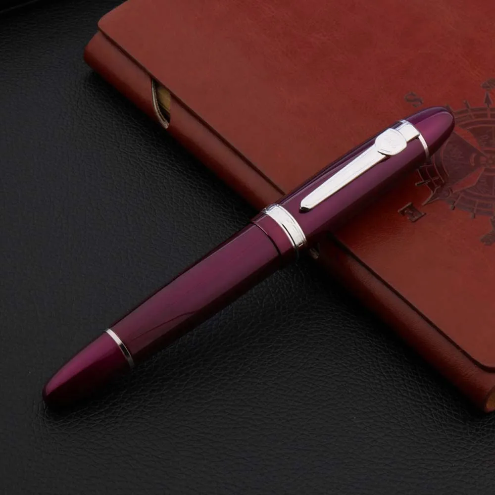 Luxury Jinhao 159 Silver & Purple Rollerball Pen 4 Luxury Jinhao 159 Silver & Purple Rollerball Pen - Image 4