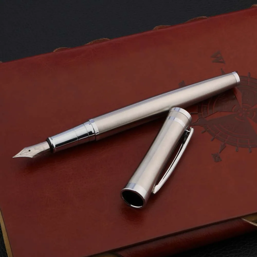 Stainless Steel Fountain Pen with 0.5mm Nib 2 Stainless Steel Fountain Pen with 0.5mm Nib - Image 2