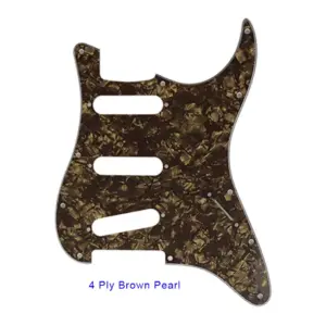 Strat Guitar Pickguard 3-Ply PVC 24.6x23.7mm 16 H9f5c7d0fec754885a256378a3306aeea9