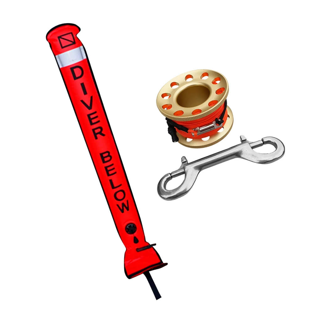 Red Surface Marker Buoy with 15m Reel 6 Red Surface Marker Buoy with 15m Reel - Image 6