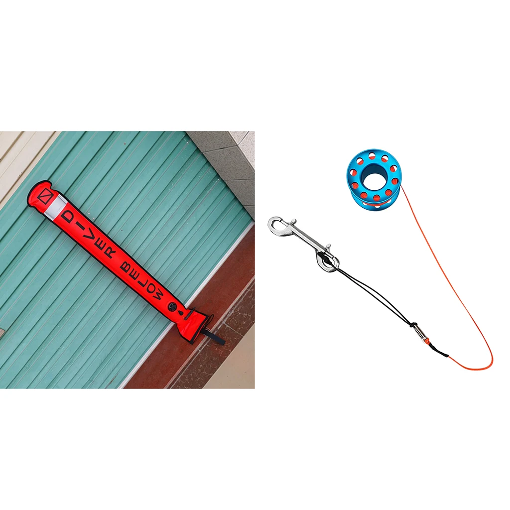 Red Surface Marker Buoy with 15m Reel 3 Red Surface Marker Buoy with 15m Reel - Image 3