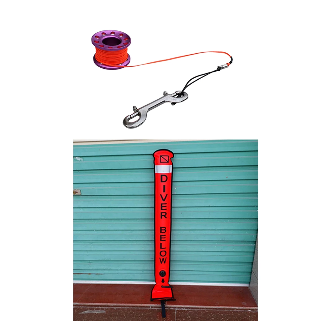 Red Surface Marker Buoy with 15m Reel 5 Red Surface Marker Buoy with 15m Reel - Image 5