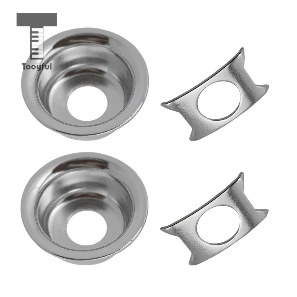 Telecaster Jack Plate Set in Silver, Gold & Black 4 Telecaster Jack Plate Set in Silver, Gold & Black - Image 4