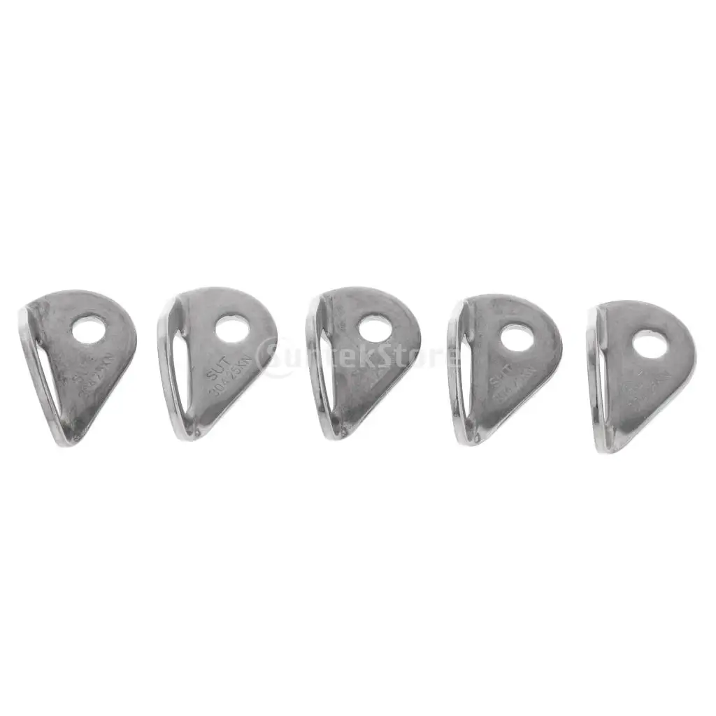 Stainless Steel Climbing Anchor Bolt Hangers Set 4 Stainless Steel Climbing Anchor Bolt Hangers Set - Image 4