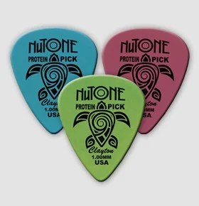 NuTone Clayton Guitar Pick 1.0mm Eco-friendly Tortoiseshell 2 NuTone Clayton Guitar Pick 1.0mm Eco-friendly Tortoiseshell - Image 2