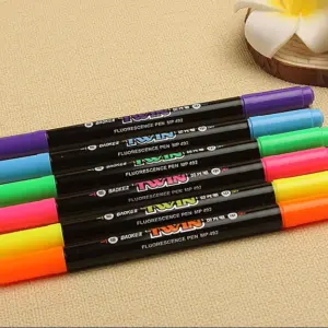 Double-Ended Water-Based Highlighter in Six Colors 11 HTB1FUIwb6qhSKJjSspnq6A79XXaR