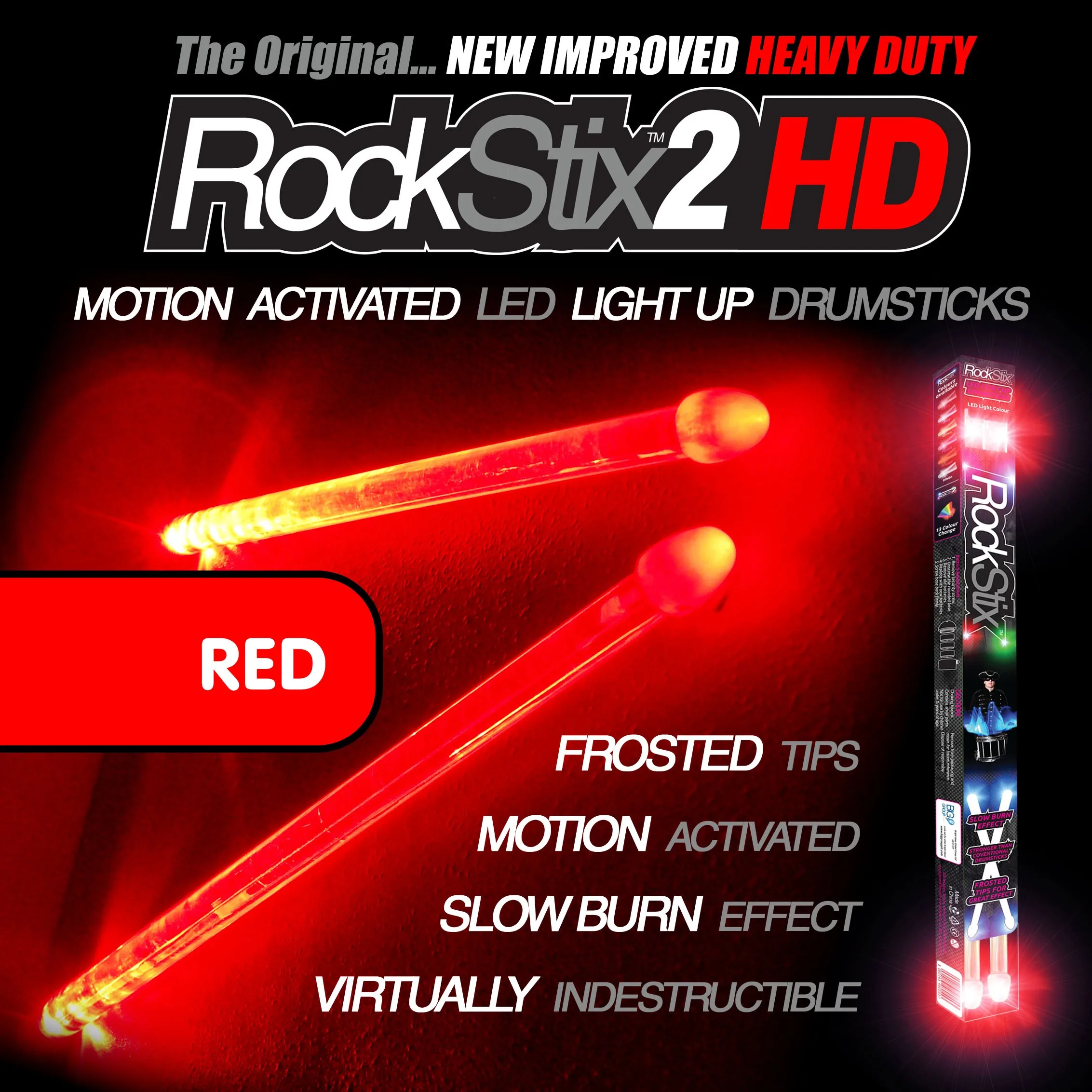 Bright LED Drumsticks with Motion Activation 9 Bright LED Drumsticks with Motion Activation - Image 9