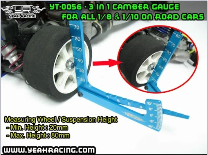 RC Camber Gauge for 1/10 Scale Cars 2 RC Camber Gauge for 1/10 Scale Cars - Image 2