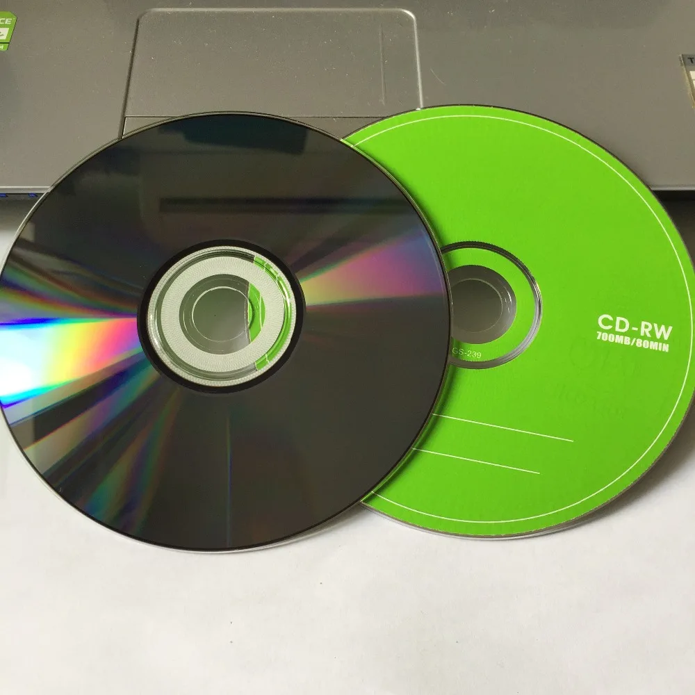 Bright Green 700MB CD-RW Discs, Pack of 5 2 Bright Green 700MB CD-RW Discs, Pack of 5 - Image 2