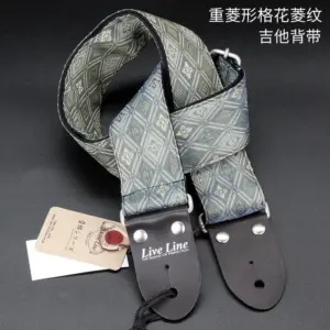 Japanese-Inspired Tatami Leather Guitar Strap 15 HTB1bS3cXcrrK1Rjy1zeq6xalFXaV