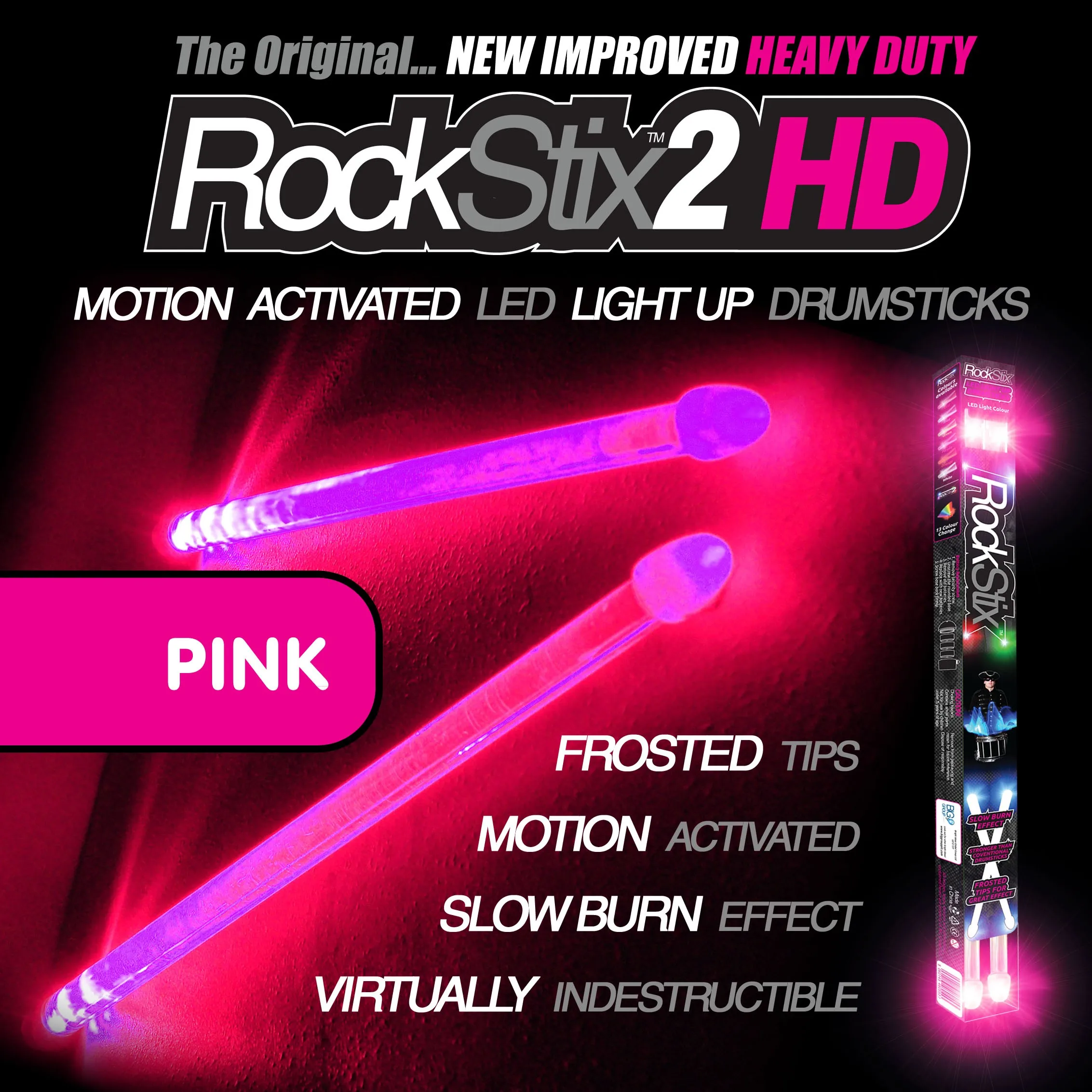 Bright LED Drumsticks with Motion Activation 7 Bright LED Drumsticks with Motion Activation - Image 7