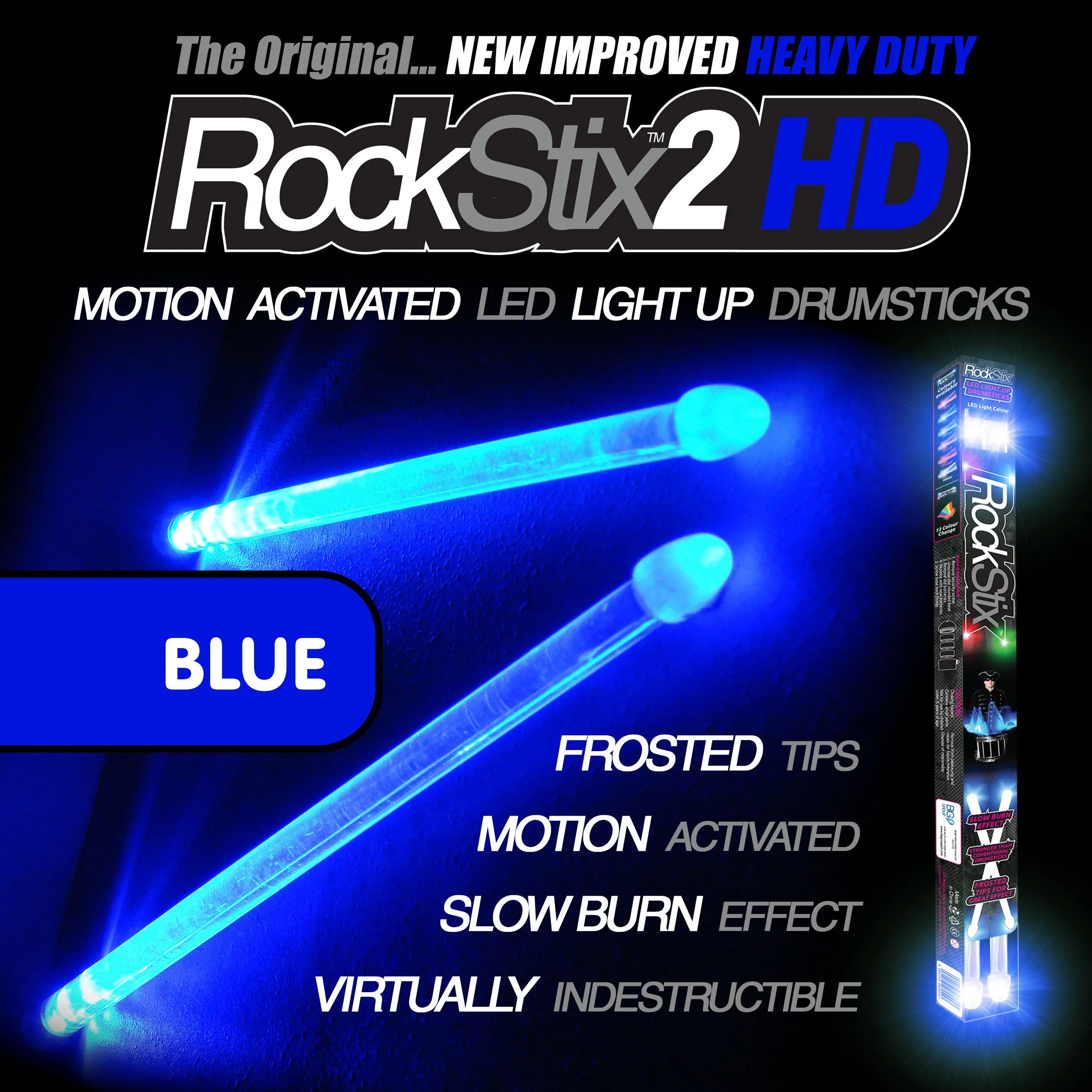 Bright LED Drumsticks with Motion Activation 4 Bright LED Drumsticks with Motion Activation - Image 4