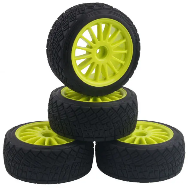 Bright Green RC Off-Road Rim and Tire Set 5 Bright Green RC Off-Road Rim and Tire Set - Image 5