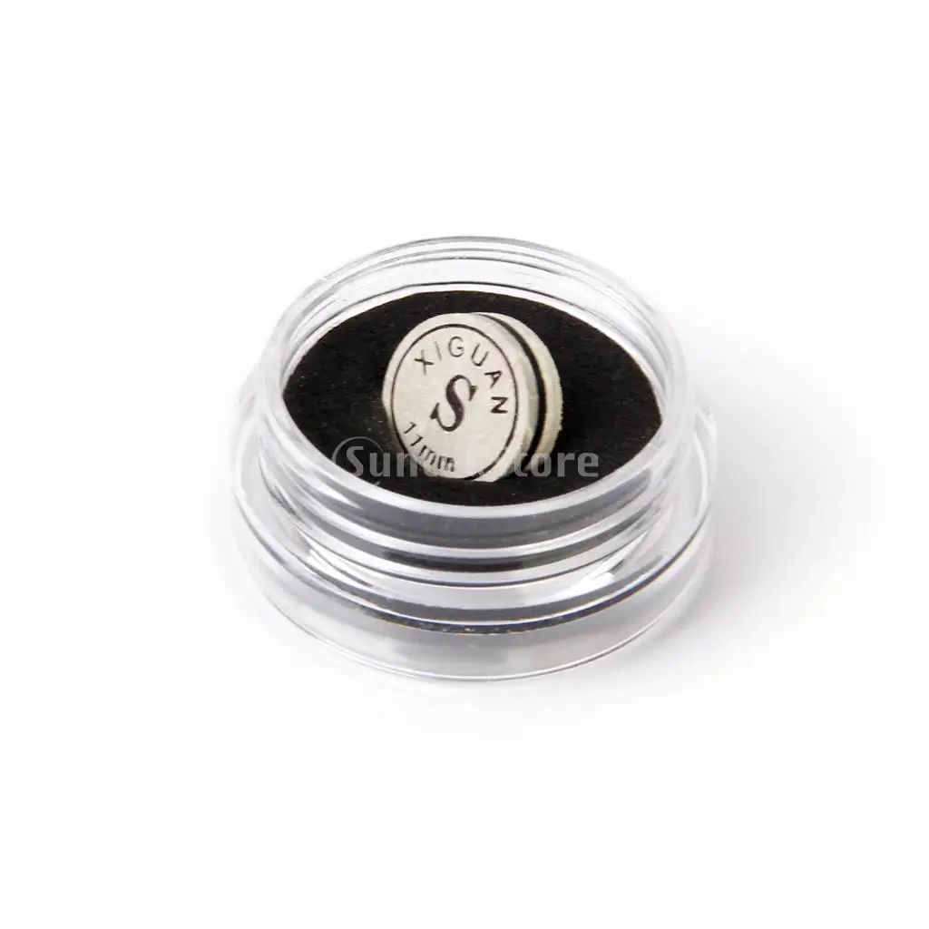 S-Hard Snooker Cue Tip, 11mm, Artificial Leather 3 S-Hard Snooker Cue Tip, 11mm, Artificial Leather - Image 3