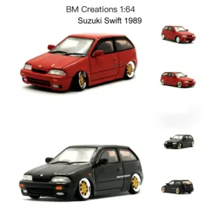 Diecast 1/64 Scale Swift 1989 Model Cars Wheel Static Display Adult Collection Toys for Boys Gift Kids