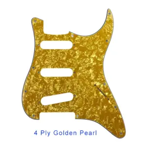 Strat Guitar Pickguard 3-Ply PVC 24.6x23.7mm 11 Ha6f21f0ade4d43c3b9a49c91022a54bdv
