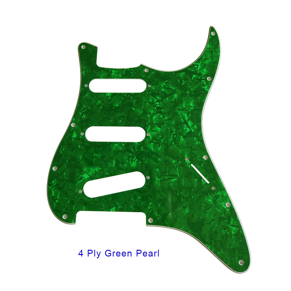 Strat Guitar Pickguard 3-Ply PVC 24.6x23.7mm 10 Strat Guitar Pickguard 3-Ply PVC 24.6x23.7mm - Image 10