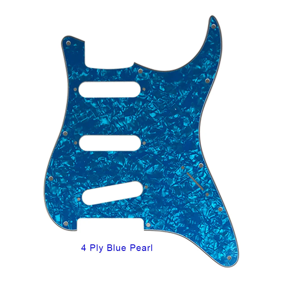 Strat Guitar Pickguard 3-Ply PVC 24.6x23.7mm 8 Strat Guitar Pickguard 3-Ply PVC 24.6x23.7mm - Image 8