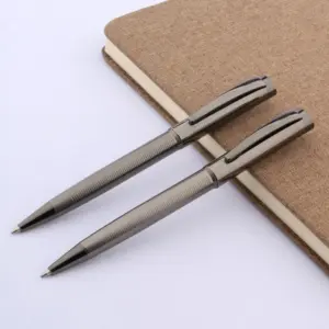 Luxury Gray Ballpoint Pen with 0.5mm Tip 10 Hc298ad0bb9574cbca9923cd63f324d0bB