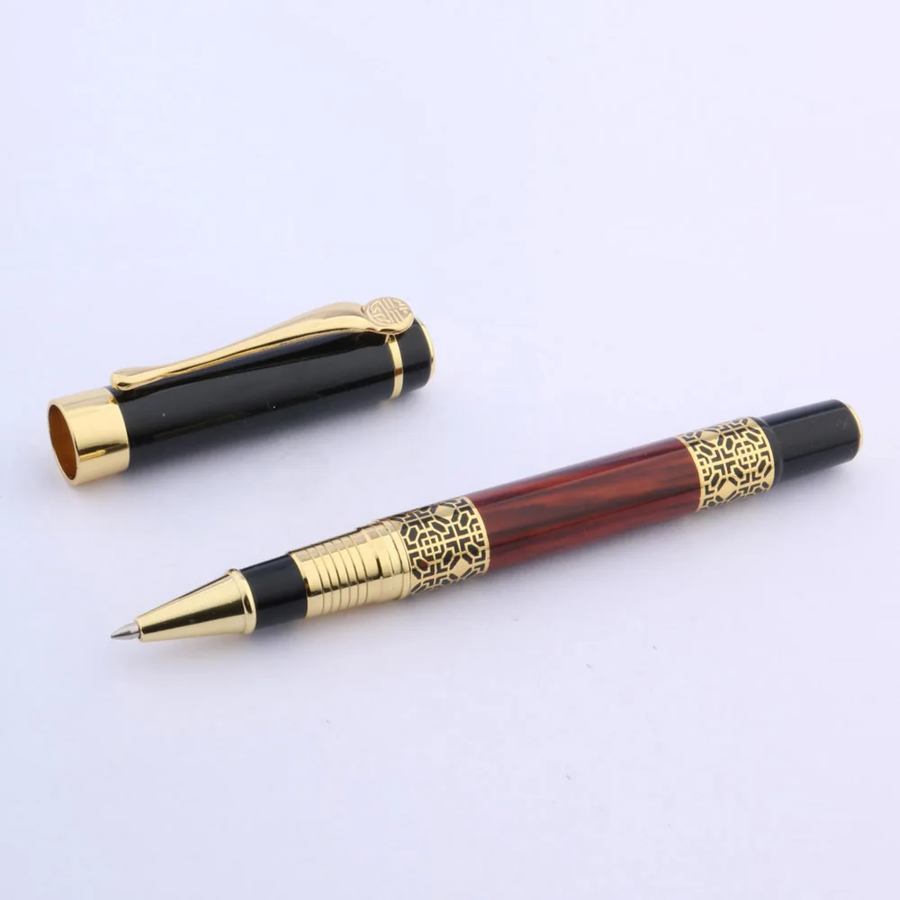 Luxury Black and Gold Rollerball Pen 3 Luxury Black and Gold Rollerball Pen - Image 3