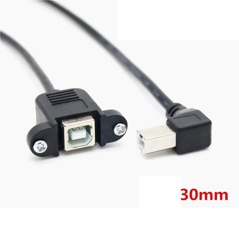USB B Male to Female Extension Cable 50cm 6 USB B Male to Female Extension Cable 50cm - Image 6