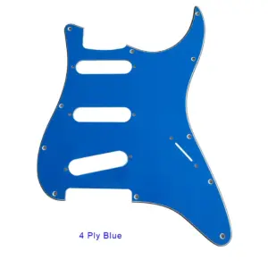 Strat Guitar Pickguard 3-Ply PVC 24.6x23.7mm 18 He70eadc4ff024ef3b5442fa82d1921f6s