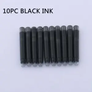 Sleek Black Metal Fountain Pen with 0.5mm Nib 16 He7c78460e79e4f5e8177a54f588762a9X
