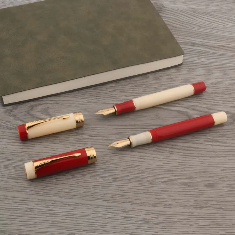 Luxury Acrylic Fountain Pen with Gold Accents 2 Luxury Acrylic Fountain Pen with Gold Accents - Image 2