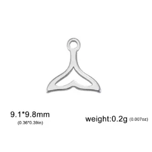 Stainless Steel Fish Tail Jewelry Charms Set 14 S00e879507cdb46e598663a0aae1b714bm