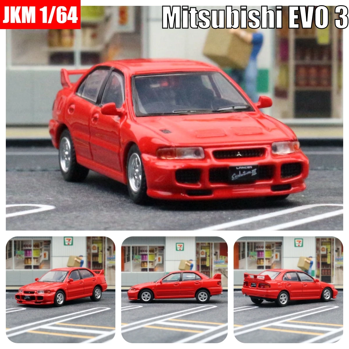 Mitsubishi EVO 3 1:64 Diecast Model Car 10 Mitsubishi EVO 3 1:64 Diecast Model Car - Image 10
