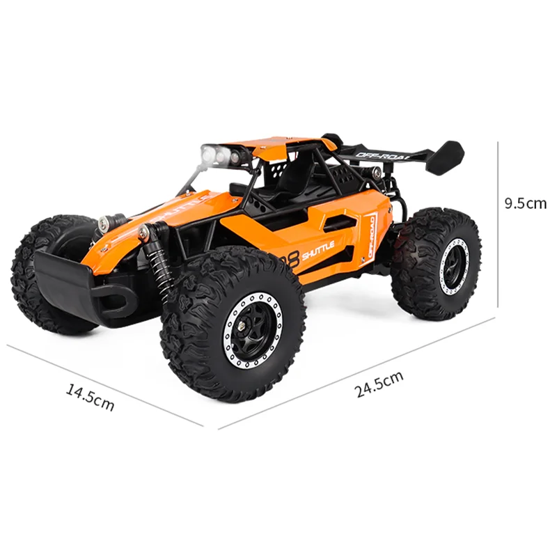 Vibrant Orange 1:16 Scale RC Off-Road Vehicle 6 Vibrant Orange 1:16 Scale RC Off-Road Vehicle - Image 6
