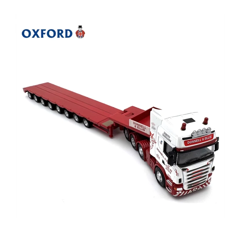 OXFORD Diecast 1:76 Scale R580 Multi Axle Semi Trailer Alloy Car Model Finished Product Simulation Toy Collection Static Model 3 OXFORD Diecast 1:76 Scale R580 Multi Axle Semi Trailer Alloy Car Model Finished Product Simulation Toy Collection Static Model - Image 3